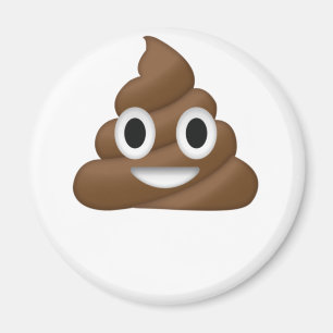 Gullig Poop Emoji Magnet