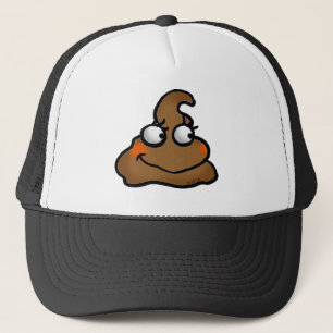 Gullig poop truckerkeps