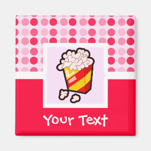 Gullig Popcorn Magnet