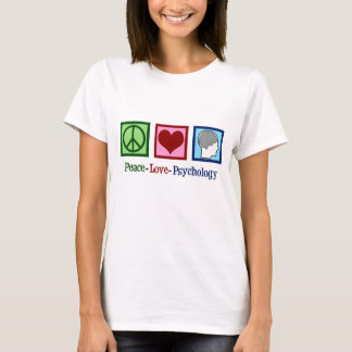 Gullig psykolog för fredkärlekpsykologi t shirt