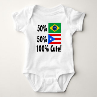 Gullig Puertorican 100% för 50% brasilian 50% Tröja