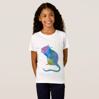 Gullig råtta t-shirt