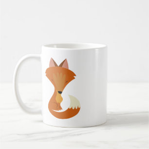 Gullig rävmugg kaffemugg