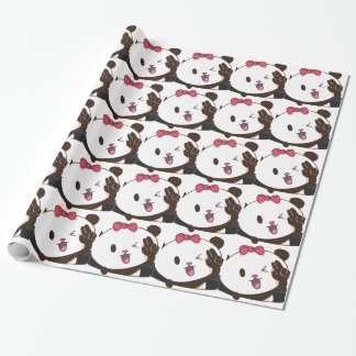 Gullig reko flickapanda! presentpapper