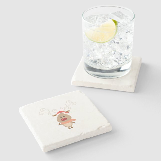 Gullig rentecknad underlägg sten (Sidan)