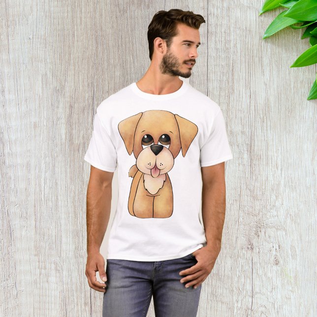 Gullig Retriever Valp Bedårande Hund T Shirt (Skapare uppladdad)