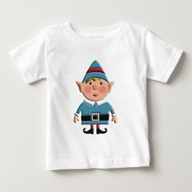 Gullig Retro julälva Tee (Framsida)