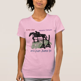Gullig rid- hästjumper tee shirt