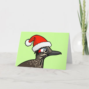 Gullig Roadrunnerjultomten Helgkort