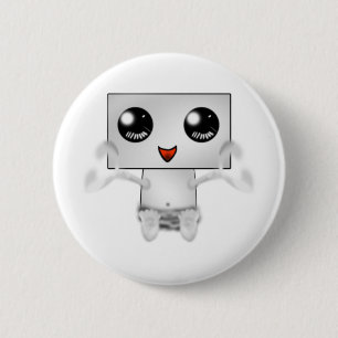 Gullig robot knapp