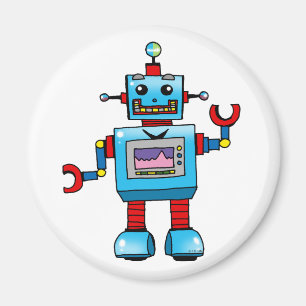 Gullig robot magnet