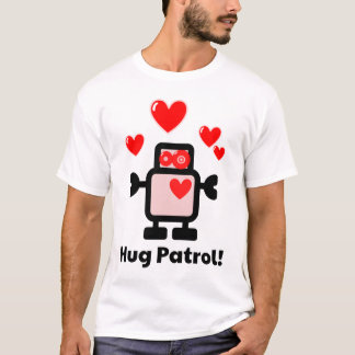 Gullig robot på krampatrull! tee shirt