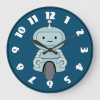 Gullig robotillustration