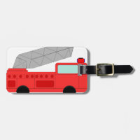 Gullig röd Firetruck