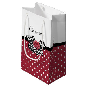 Gullig röd polka dots med sparreropilbågen och