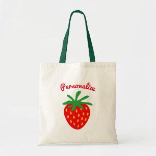 Gullig röd tote bags för tygkasse