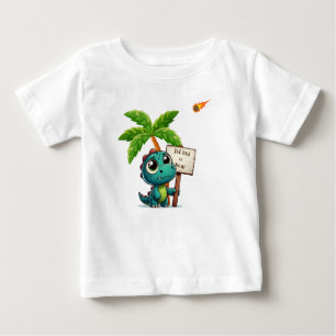 gullig, rolig dinosaurie t shirt