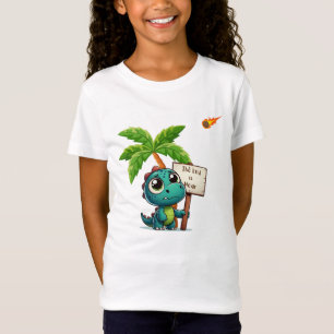 gullig, rolig dinosaurie t shirt
