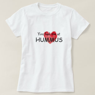 Gullig rolig fånig för Veganskjorta HUMMUS LOL T Shirt