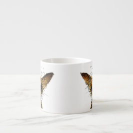 Gullig rolig lite miniatyrhund espressomugg