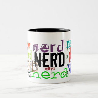 Gullig & rolig "Nerd" kaffemugg