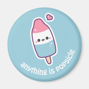 Gullig rolig Popsicle Magnet