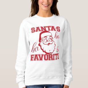 Gullig rolig Santas favoritHo Ho Ho jul T Shirt