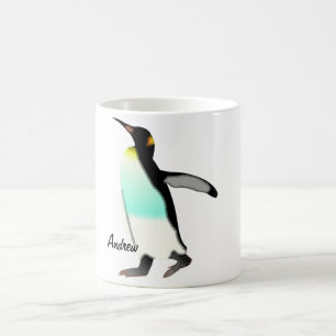 Gullig rolig stolt kejsarepingvin Persoanlized Kaffemugg