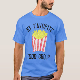 Gullig rolig T-tröja för chiper (pommes frites) T-shirt