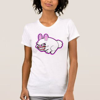 Gullig rosa äpplekanin (i rosor) t-shirt