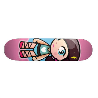 gullig rosa ballerina mini skateboard bräda 18,7 cm