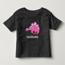 Gullig rosa dinosaur; Snackosaurus T Shirt