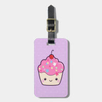 Gullig rosa muffin