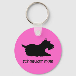 Gullig Schnauzer Nyckelring