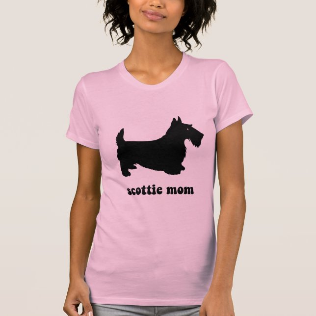 Gullig Scottie T Shirt (Framsida)
