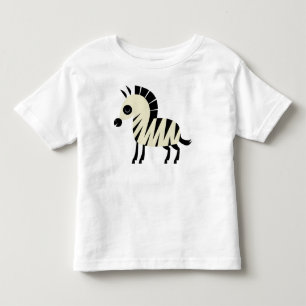 Gullig sebra t shirt