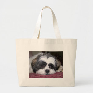 Gullig Shih Tzu hund Jumbo Tygkasse