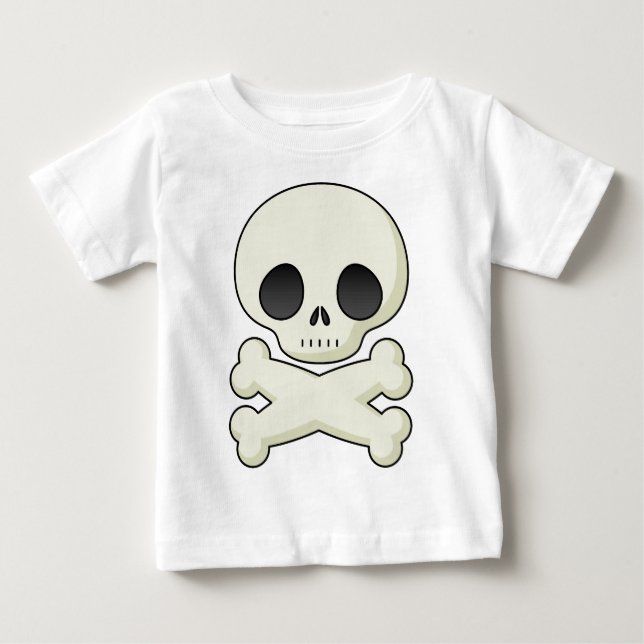 gullig skalle t-shirt (Framsida)