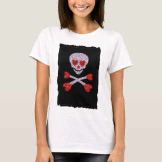 Gullig skalle t shirt