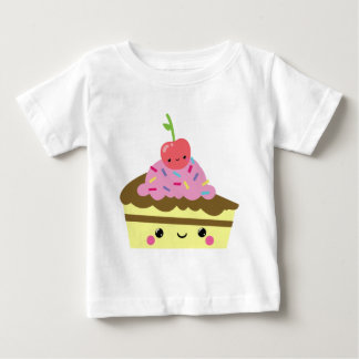 Gullig skiva av den Kawaii glasstårtan Tee