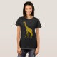 Gullig skjorta för giraff T för henne djur Tee Shirt (Hel framsida)