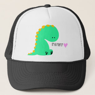 Gullig skjorta för RAWR-dinosaur Truckerkeps