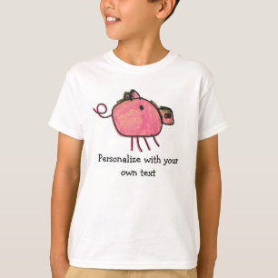 Gullig skjorta för ungeCrayongris T-shirt