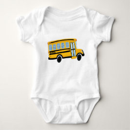 Gullig skolbussbabyBodysuit T-shirt