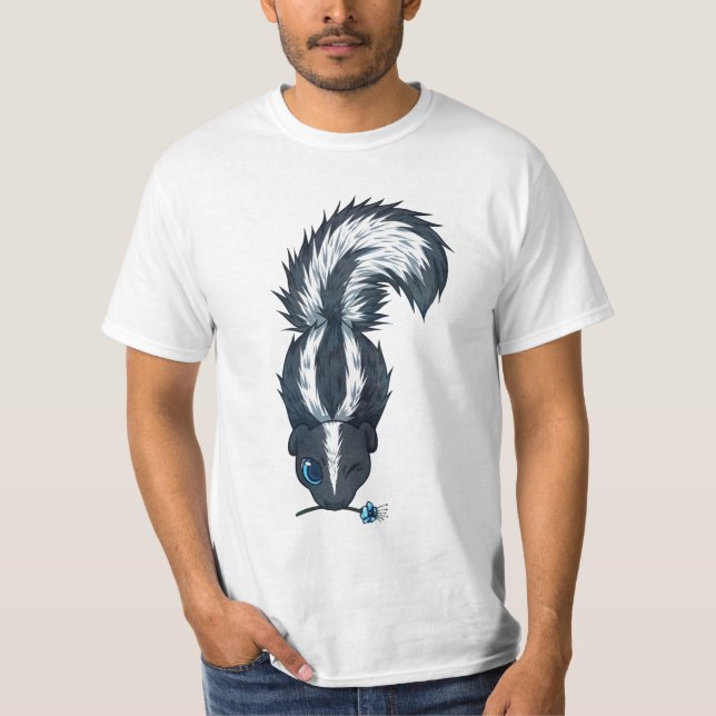 Gullig Skunk T Shirt (Framsida)