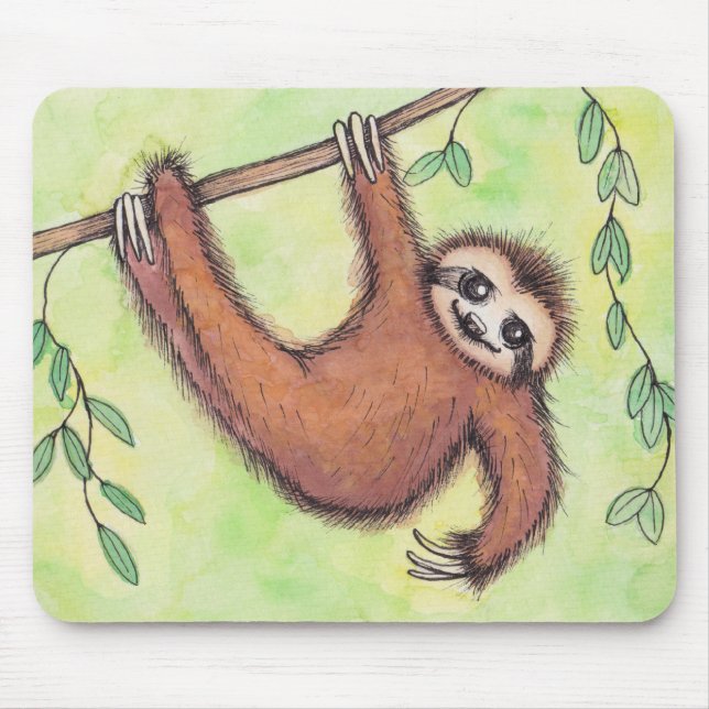 Gullig Sloth Musmatta (Framsidan)
