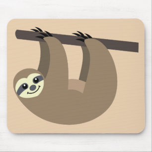 Gullig Slothtecknad Musmatta