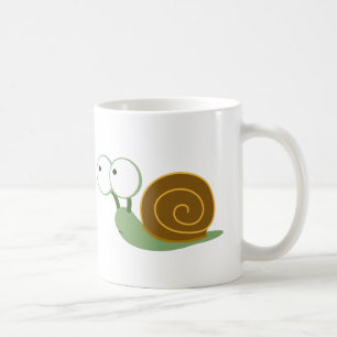 Gullig snigel`, kaffemugg