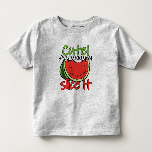 gullig sommarvattenmelon t shirt (Framsida)
