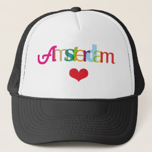 Gullig souvenirhatt från Amsterdam Truckerkeps